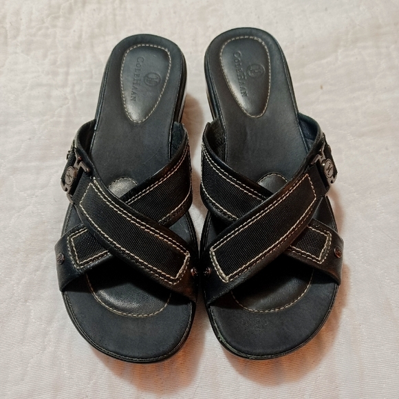 Cole Haan Nike Air Wedge Sandals 8 - Picture 1 of 8